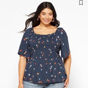 Market Spruce Aviva Short sleeved top sz 2x Nwt